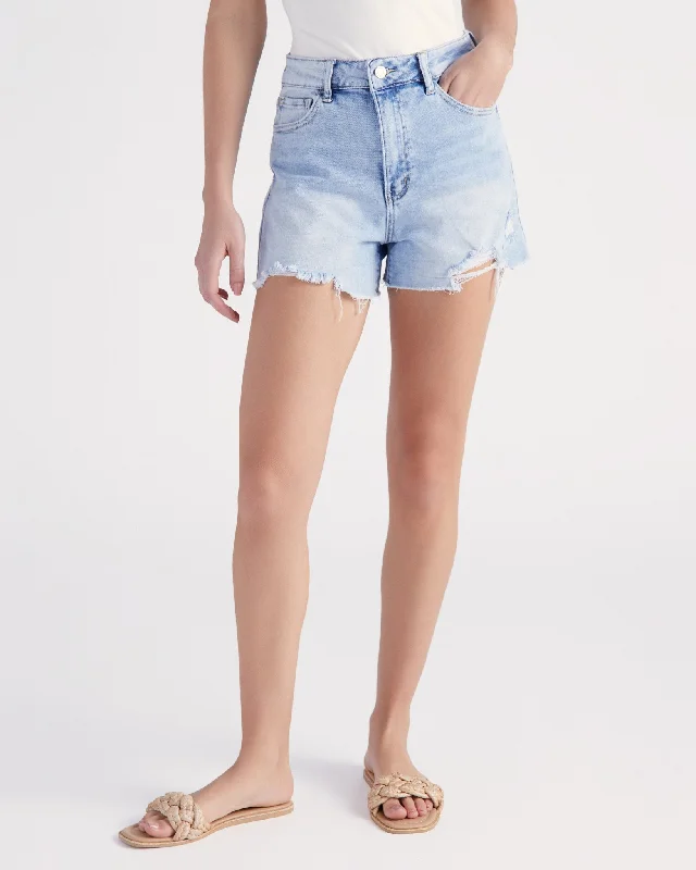 High Rise Mom Shorts