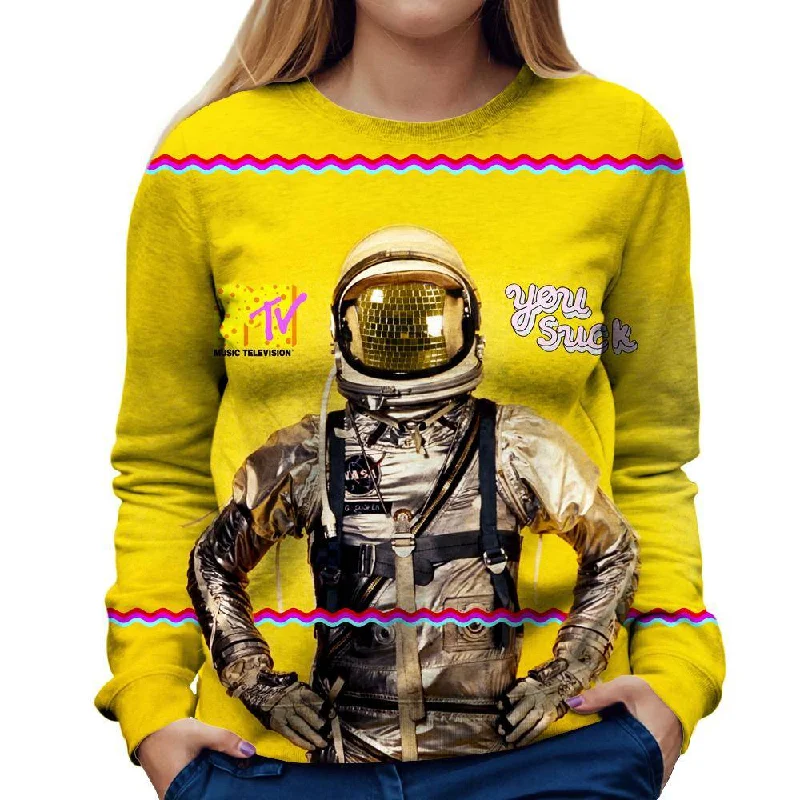 81sAstronaut Womens Sweatshirt Fashion Hoodie Sweatshirt