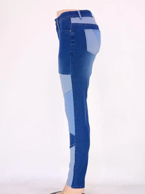 Women High Waist Skinny Jeans