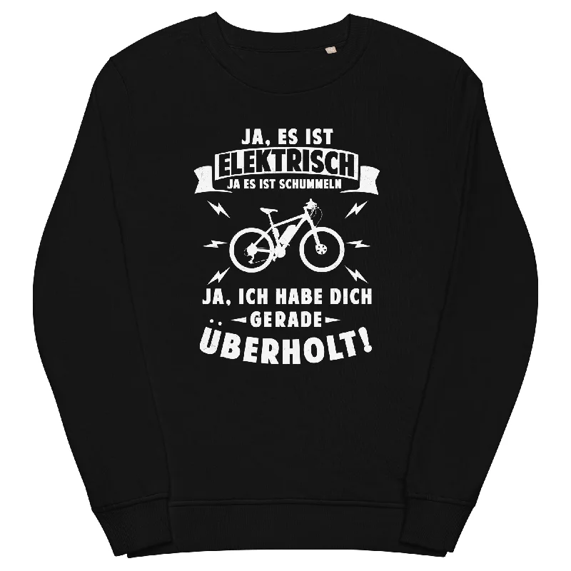 Ist elektrisch - Habe dich überholt - Unisex Premium Organic Sweatshirt Cozy Zip Hoodie