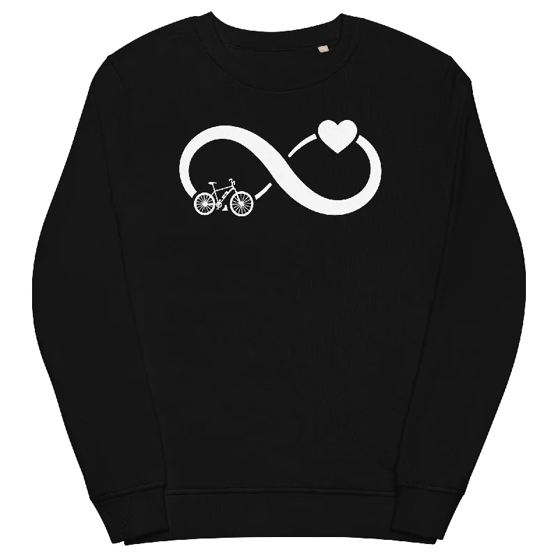 Infinity Heart and E-Bike - Unisex Premium Organic Sweatshirt Classic Women’s Sweatshirt