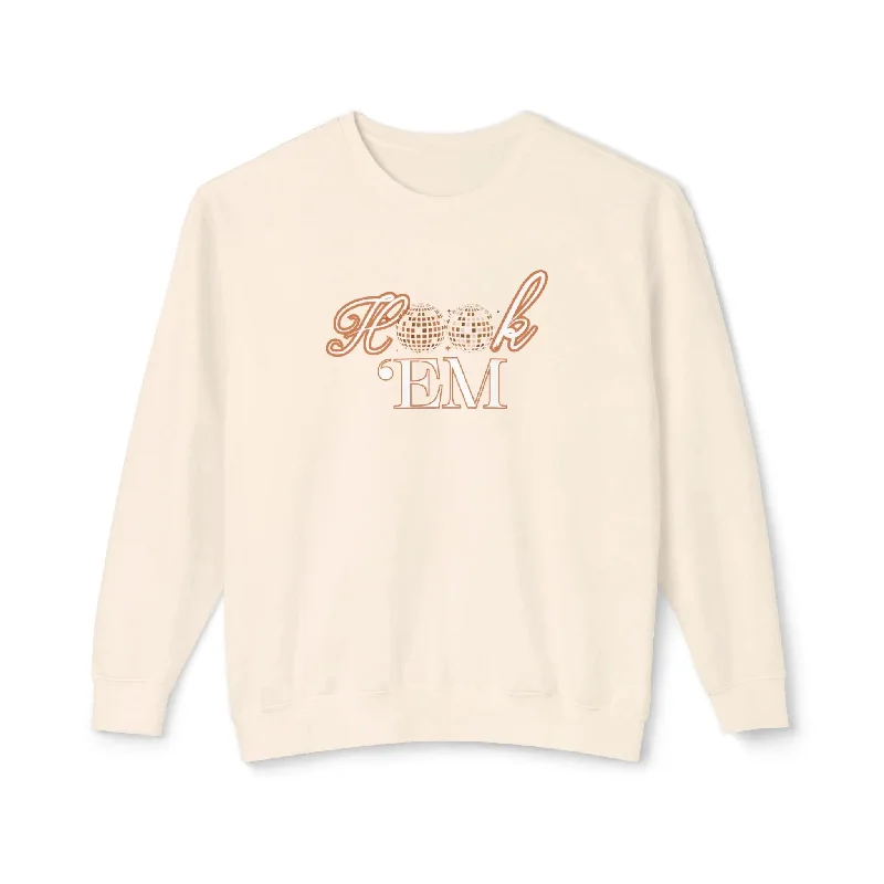 Texas Longhorn Disco Ball Crewneck Sweatshirt Women’s Hoodie Sweater