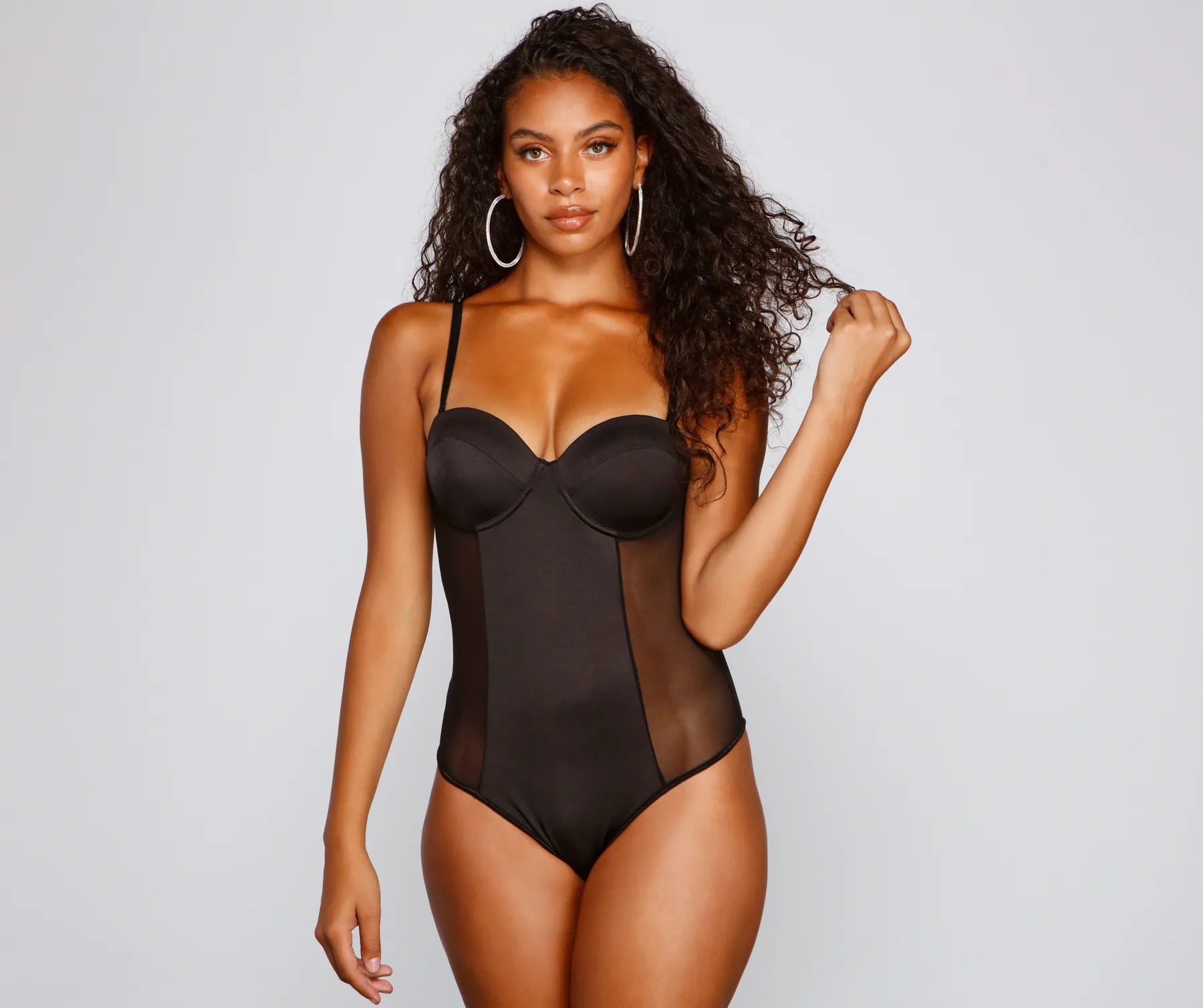 Sultry Impression Bustier Mesh Shaper