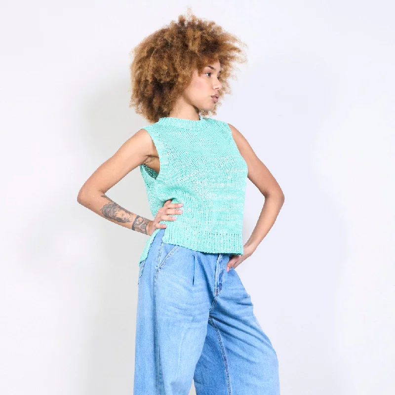 Sleeveless knit vest wholesale
