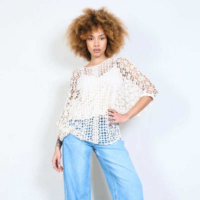 Crochet loose fit top wholesale