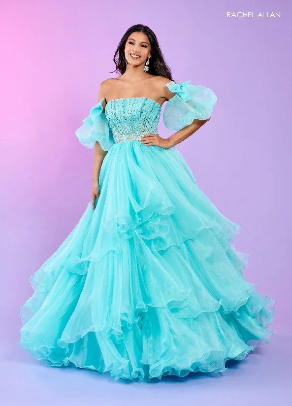 Rachel Allan 70570 Long Formal Layered Prom Dress