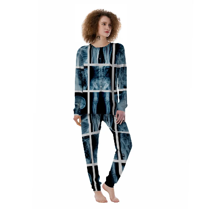 Radiology X-Ray Film Print Women's Pajamas Best pajama sets for cold weather