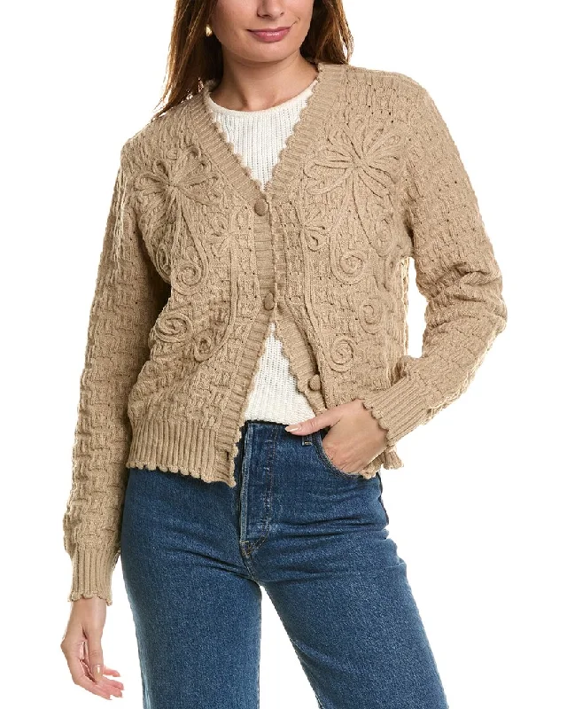 ANNA KAY Deja Vu Cashmere-Blend Cardigan UV protection sweaters