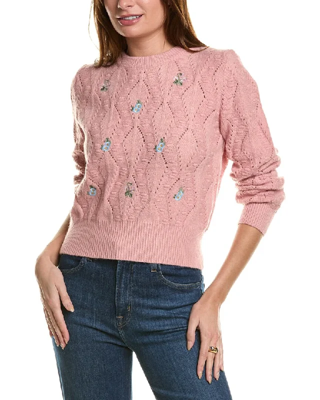 ANNA KAY Flores Cashmere-Blend Sweater Discounted sweaters