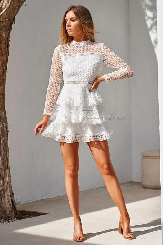 Cassidy Dress - White Knitted unclassified dresses