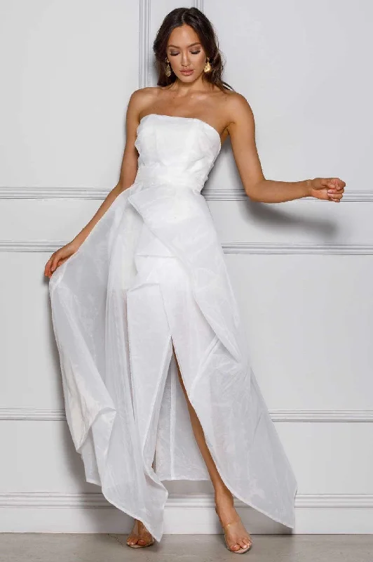 Hazel Gown - White One-shoulder unclassified dresses