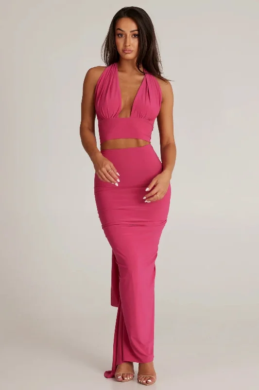 Kali Multi-Way Two Piece Set - Magenta Corset unclassified dresses