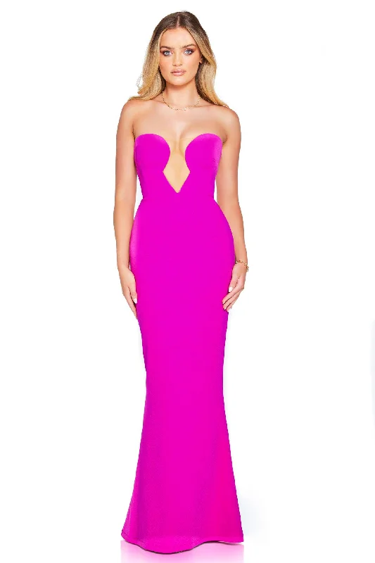 Nookie Minx Gown - Electric Pink Sleeveless unclassified dresses