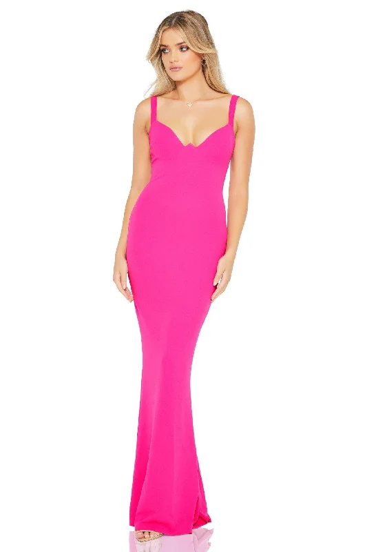 Nookie Romance Gown - Neon Pink Formal unclassified dresses