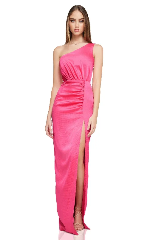 Nookie Utopia Gown - Pink Metallic unclassified dresses