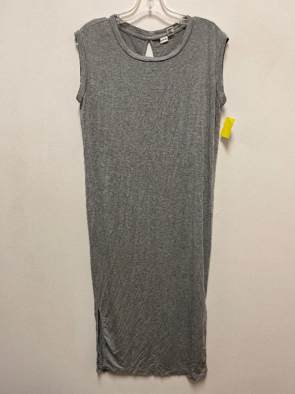 Dress Casual Maxi By Artisan Ny In Grey, Size: S Ruffle Maxi Skirt