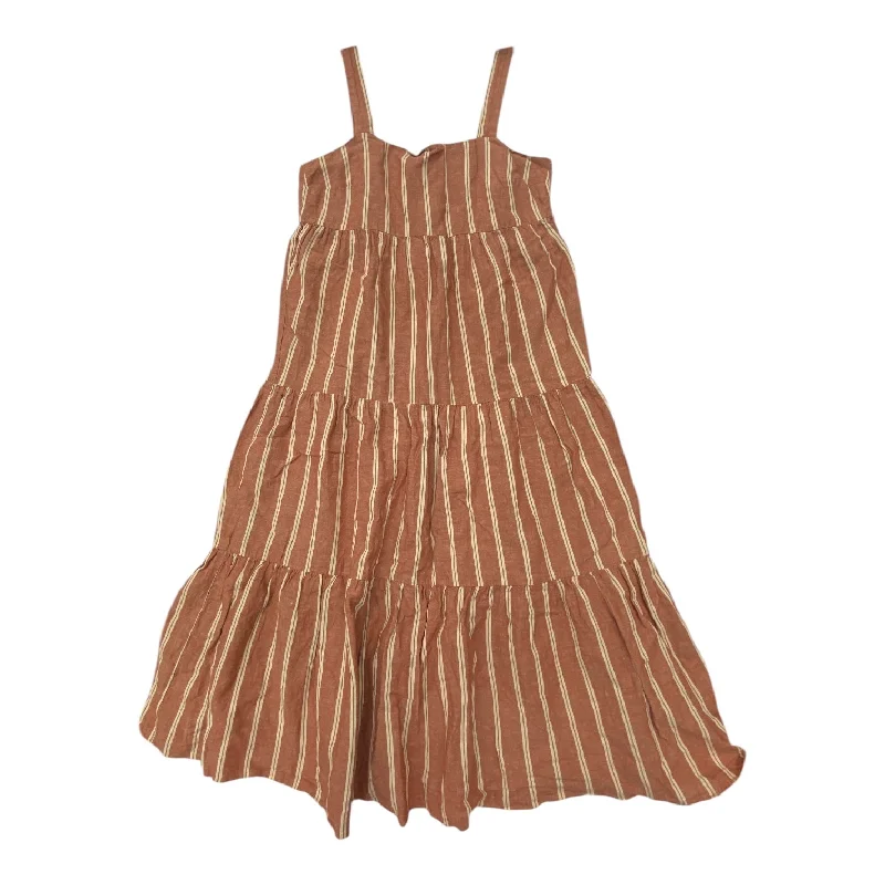 Dress Casual Maxi By Madewell In Brown, Size: M Skater Maxi Skirt